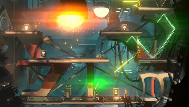 Headlander Gameplay Screenshot