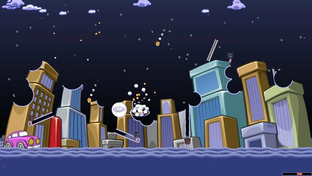 Worms World Party Remastered Gameplay Screenshot