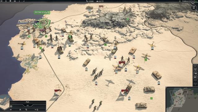 Panzer Corps Gameplay Screenshot
