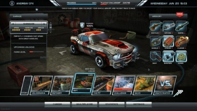 Death Rally Gameplay Screenshot