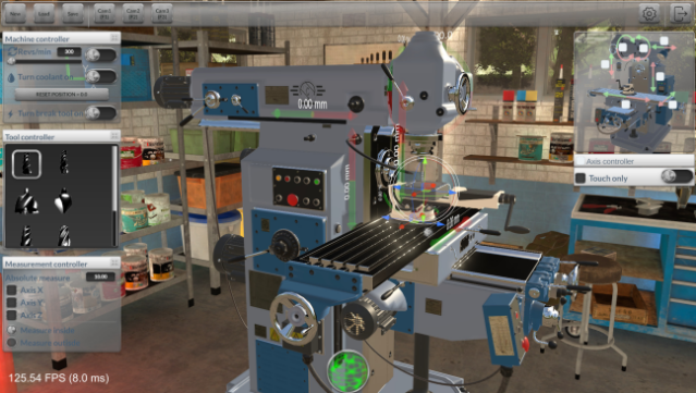 Milling Machine Simulator 3D PC Screenshot