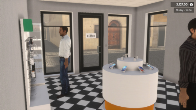 Mobile Store Simulator Gameplay Screenshot